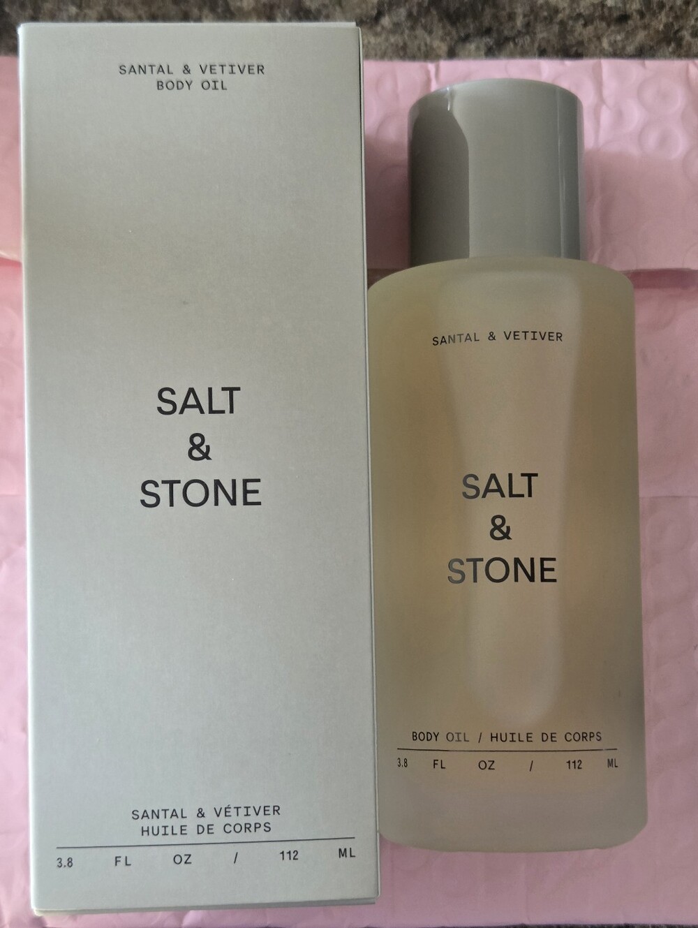 New Salt & Stone Body Oil - Santal & Vetiver